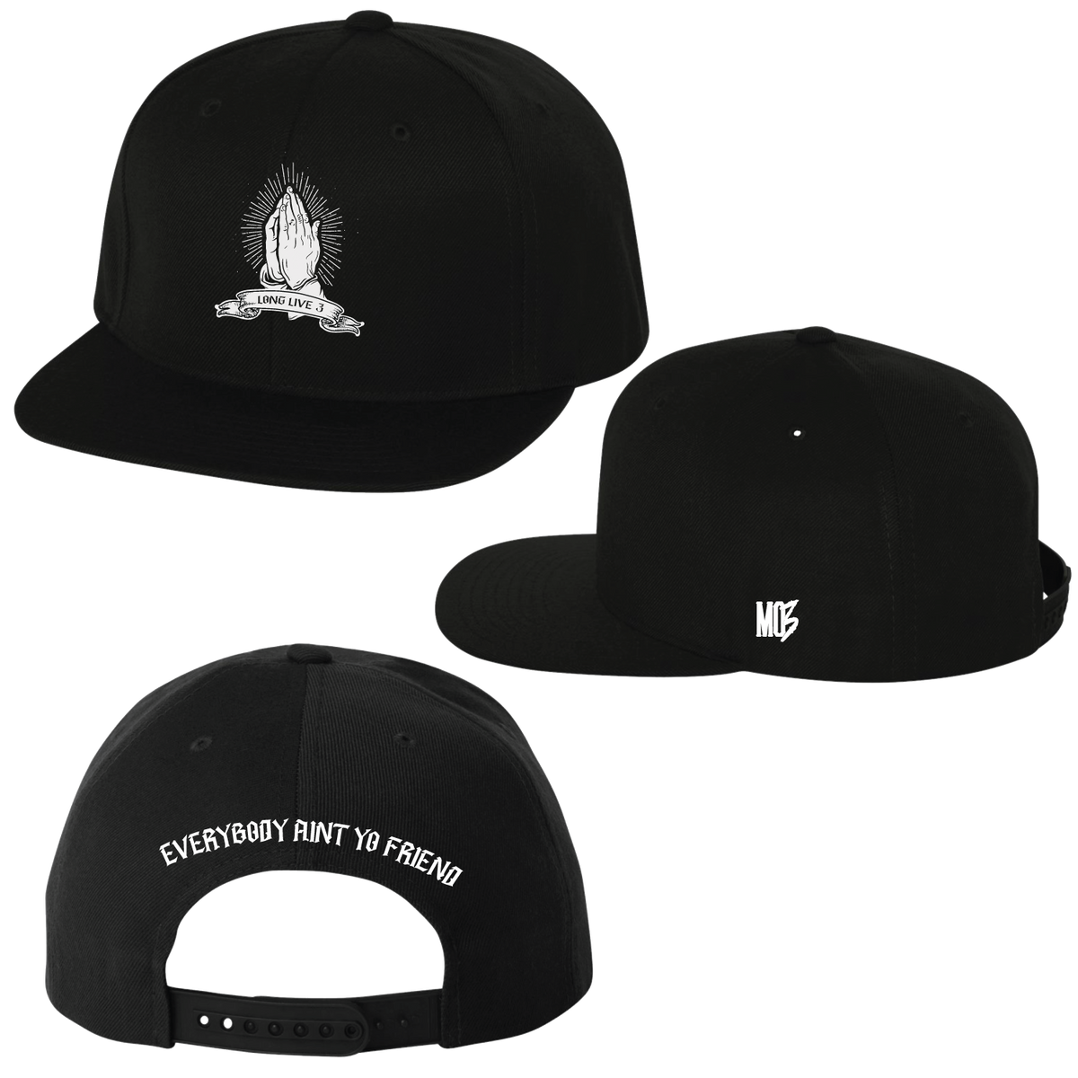 LONG LIVE 3 Memorial Hat - Black